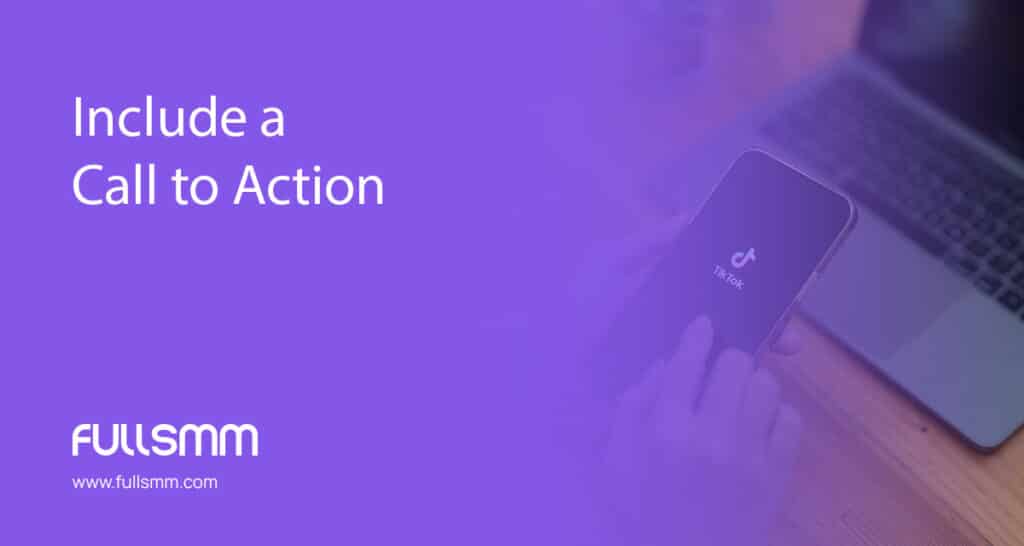 include a call to action