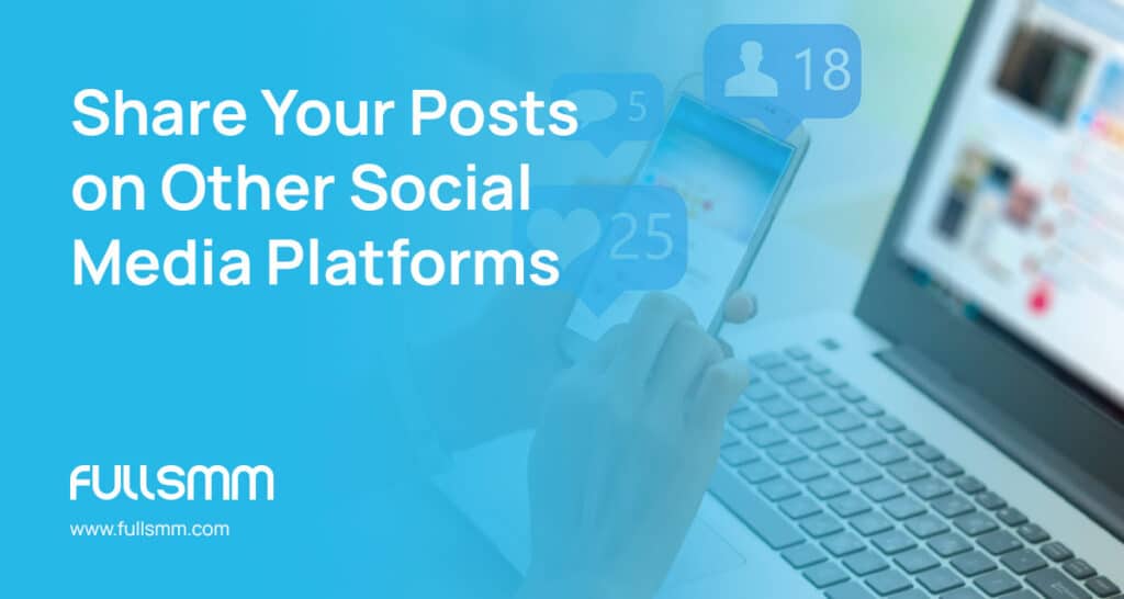 share your posts on other platforms