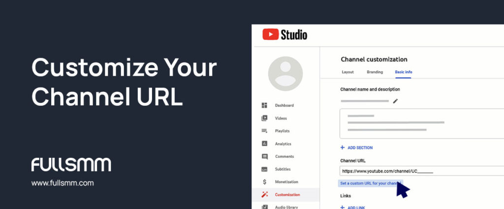 Customize Your Channel URL